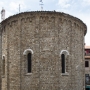 Rotunda of St John the Baptist in Koper, Slovenia,  is also known as the Carmine Rotunda. It dates from the second half of the 12th century making it one of the oldest buildings in Koper and features precious 14th century frescoes. Today, it is the Chapel of St Mary of Carmel.